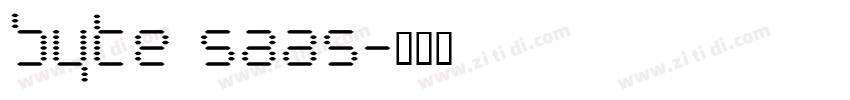 byte saas字体转换